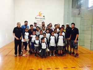 Fernandez Seen on Far Right (black shirt)